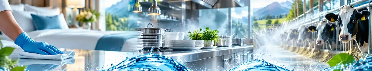 Flächendesinfektion und Hygienemaßnahmen in Hotel, Gastronomie und Tierhaltung